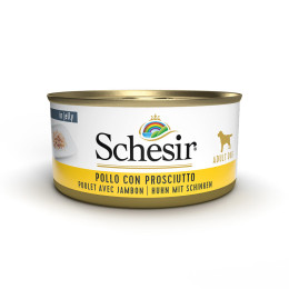 Schesir Dog Food: Chicken with Ham, 150g