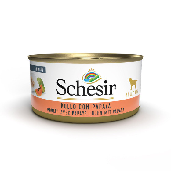 Schesir Dog Food – Chicken & Papaya 150g