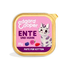 E&C Feline Kitten Canard et Poulet avec des Myrtilles 85gr