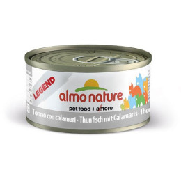Cat food Almo in a box of 70 g tuna and calamari.