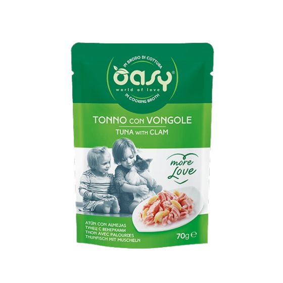 Oasy Clams Tuna Bag 70gr