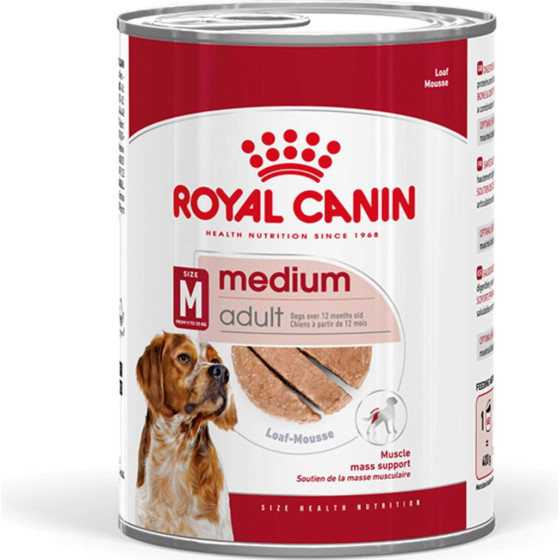 Royal Canin dog Medium Adult Box 12x410gr