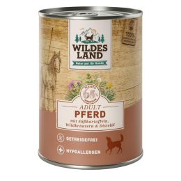 Wildes Land Boite Adult Cheval Patate douce 6x400g