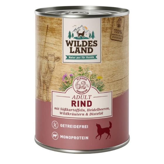 Wildes Land Adult Box Beef Sweet Potato 6x400g