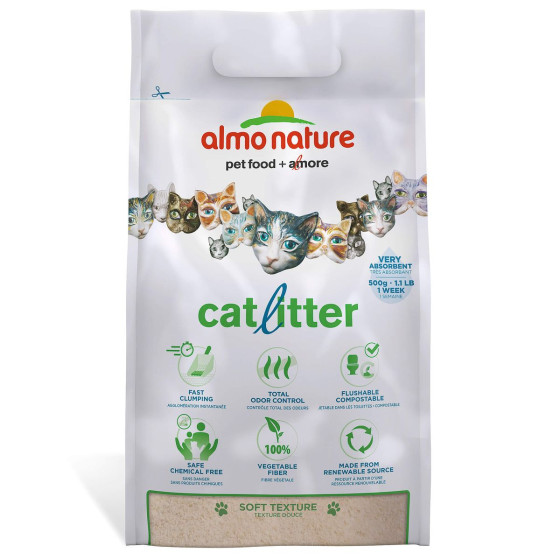 Almo Nature Litière pour chat Soft Texture 4.54kg