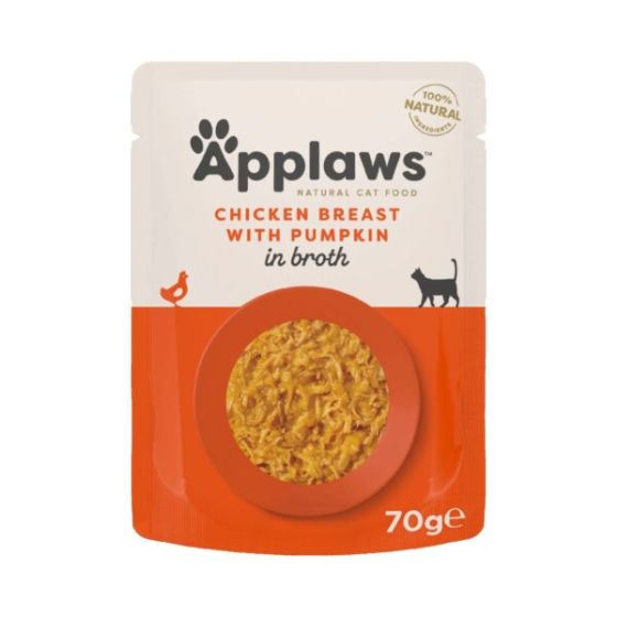 Applaws sachet Blanc de Poulet & Citrouille 70g