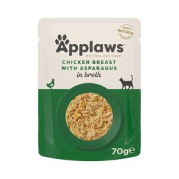 Applaws sachet Blanc de Poulet & Asperge 70g