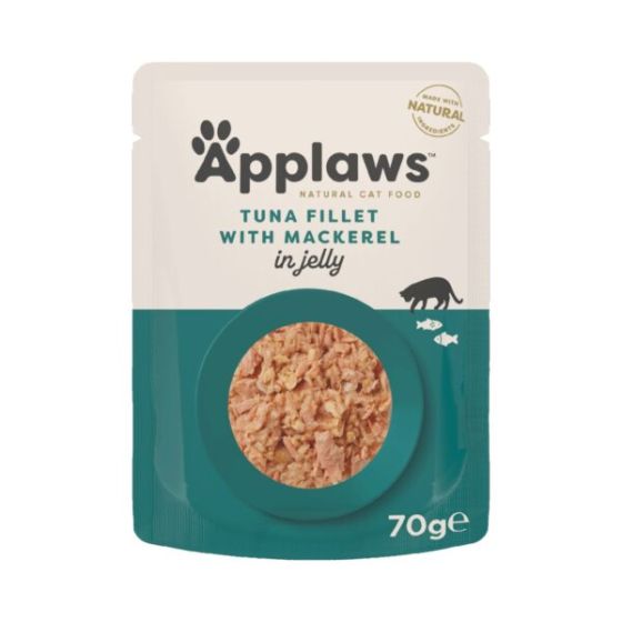 Applaws Tuna&Mackerel Jelly Pouch 70gr