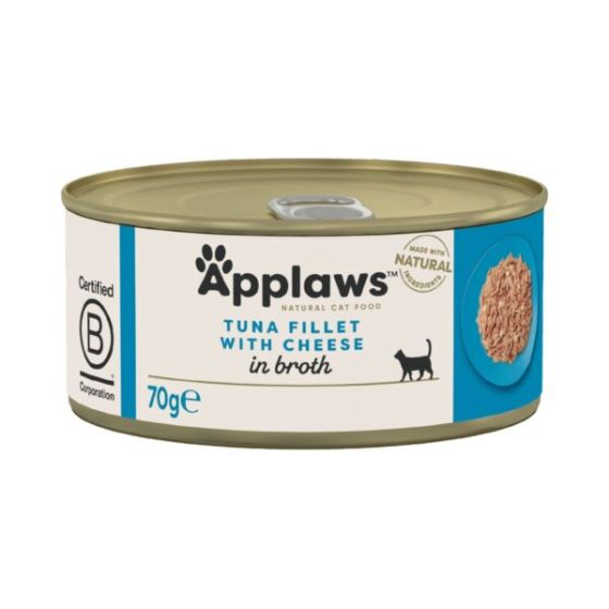 Applaws Boite Tuna Fillet & Cheese 70g