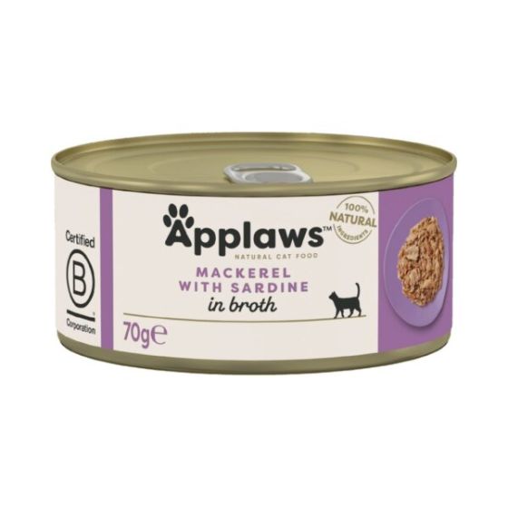 Applaws Mackerel & Sardine Box 70gr