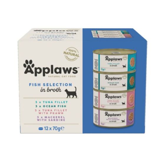 Applaws Deluxe Multi Fish Box 12x70g