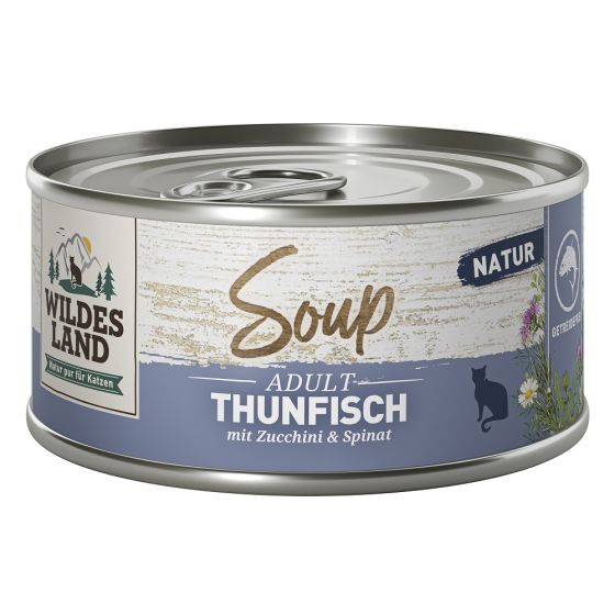 Wildes Land Fel Adult Soup Thon 12x 80g