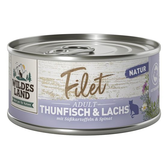 Wildes Land Fel Adult Tuna & Salmon Fillet 12x 80g