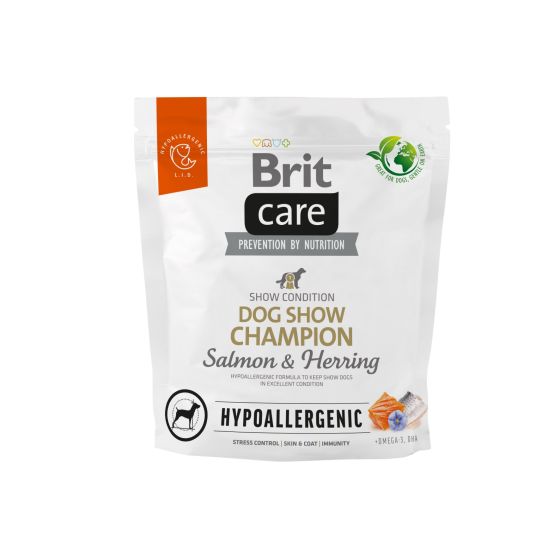 Brit Care Dog Can Adult Hypoallergenic - Dog Show Champion Saumon 1kg