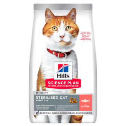 Hill's Adult Sterilised Cat Food – Salmon, 1.5 kg