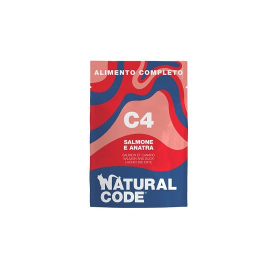 Natural Code Bag C4 Salmon Duck 70gr