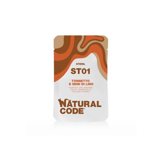 Natural Code Sachet ST01 Thon Graine de Lin 70gr