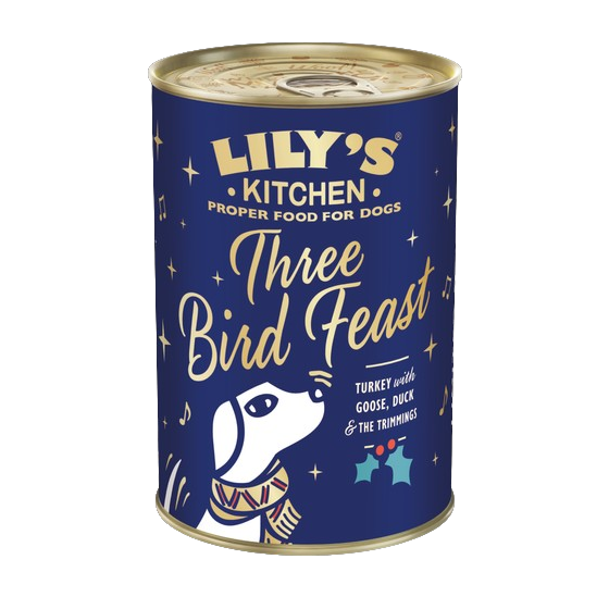 Lily's Kitchen Dog Boite "Three Bird Feast"  400gr