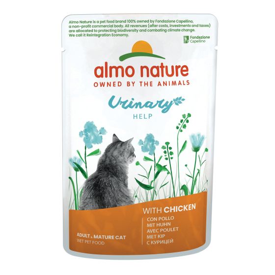 Almo Cat Chicken Urinary Pouch 30x70gr