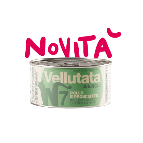 Natural Code Vellutata V7 Poulet Jambon 24x85gr