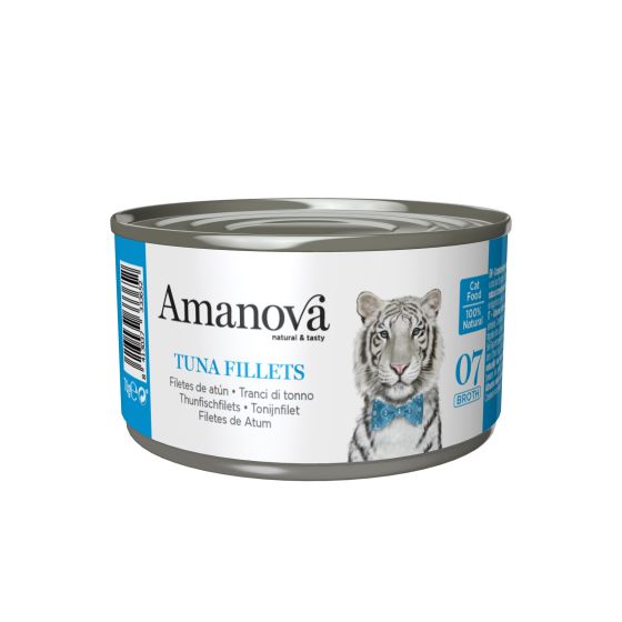 Amanova Cat Tuna Fillets Box (Broth) 24x70g