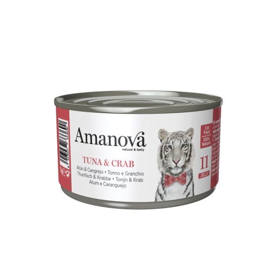 Amanova Cat Tuna & Crab Box (Jelly) 24x70g