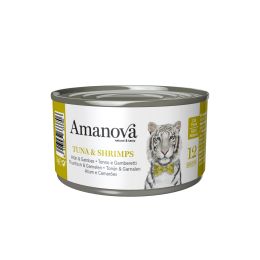 Amanova Cat Boite Tuna & Shrimps(Bouillon) 24x70g