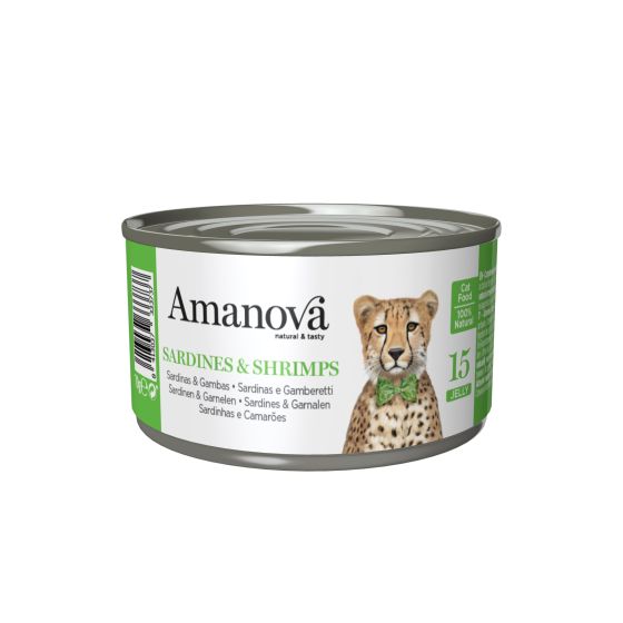 Amanova Cat Sardine & Shrimps Box (Jelly) 24x70g
