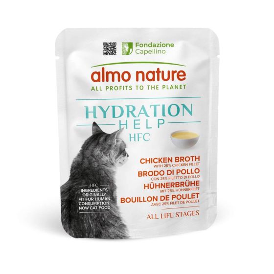 Almo Nature Hydration Sachet Chicken Broth 50gr