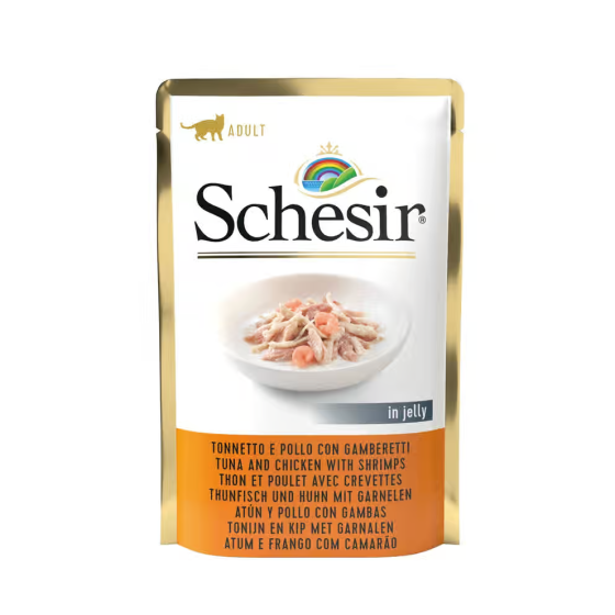 Schesir Cat Sachet 85g Thon Poulet Crevette Schesir Cat Sachet 85g Thon Poulet Crevette