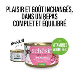 Schesir Cat Boite 85g Thon&Jambon
