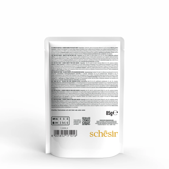 Schesir Cat 85g Bag Tuna with Chicken