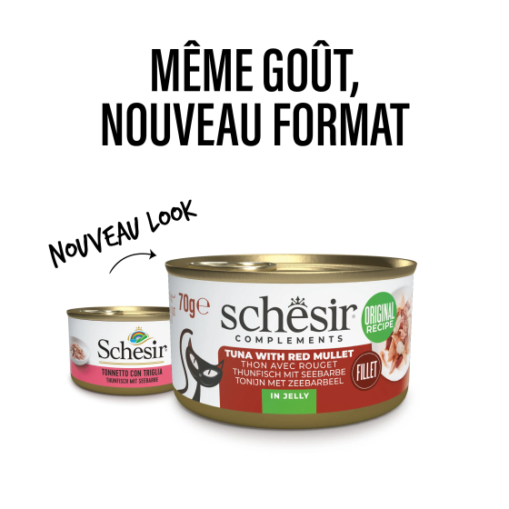Schesir Cat Boite 70g Thon & Rouget
