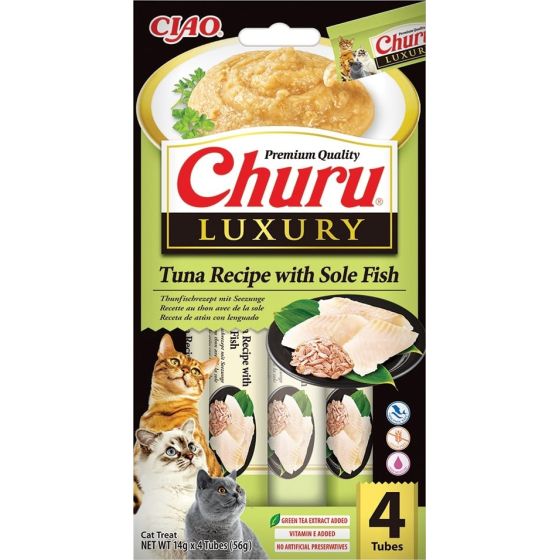 Inaba Churu Luxury Thon with Sole 4x14gr