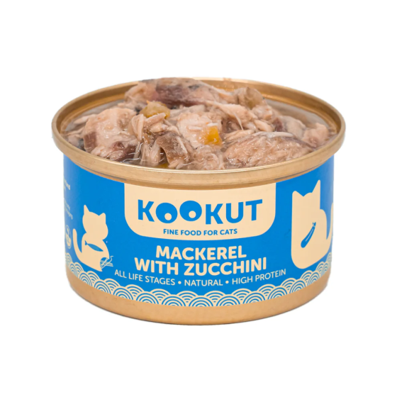 Kookut Cat Mackerel & Zucchini 70gr