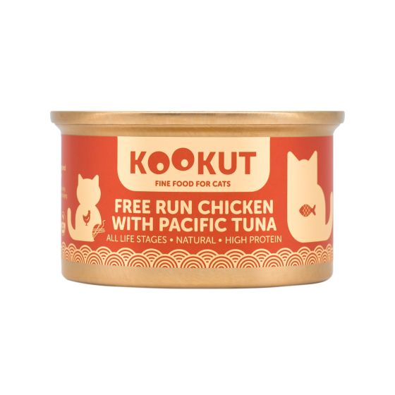 Kookut Cat Poulet & Thon du Pacifique 70gr