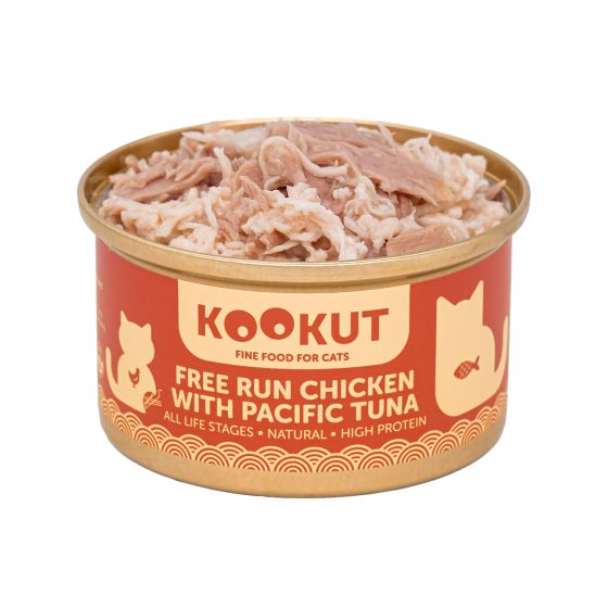 Kookut Cat Poulet & Thon du Pacifique 70gr