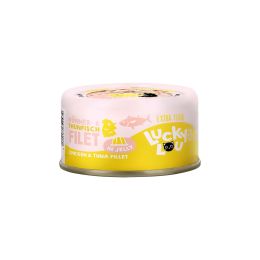 Lucky Lou BOITE Gelée Filet de Poulet & Thon 70gr