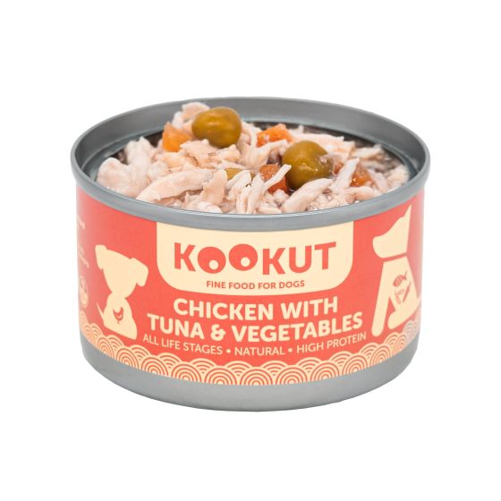 Kookut DOG Poulet avec Thon et Legumes 90gr