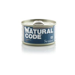 Natural Code Cat boite SENIOR N°02 Thon et Riz 85gr