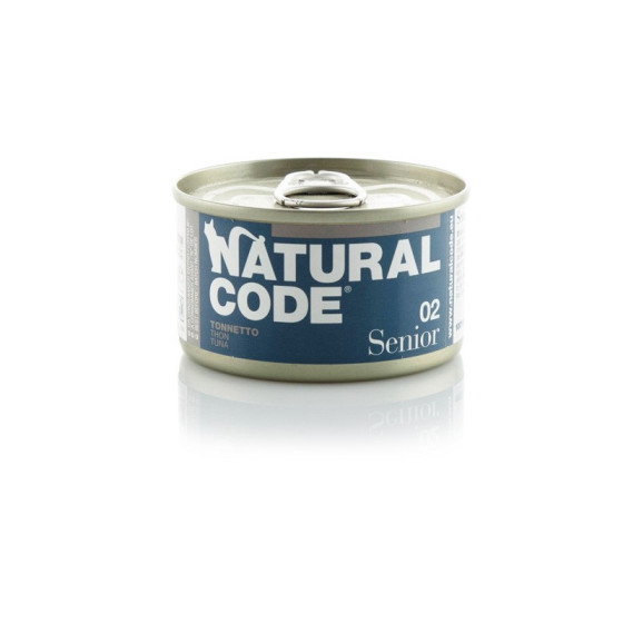 Natural Code Cat boite SENIOR N°02 Thon et Riz 85gr