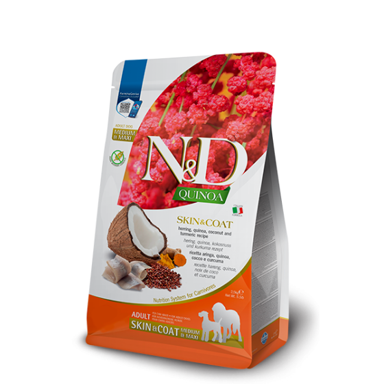 Farmina Dog Skin&Coat M/M Hareng, Quinoa