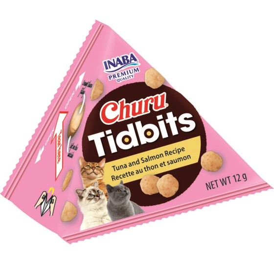 Inaba Churu Tidbits Cat Thon Salmon 3 x 12g