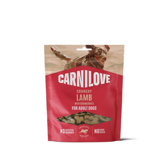 Carnilove Dog Treat Crunchy Agneau et Airelles 200gr