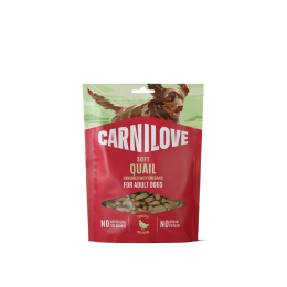 Carnilove Soft Dog Treats – Quail & Oregano, 200g