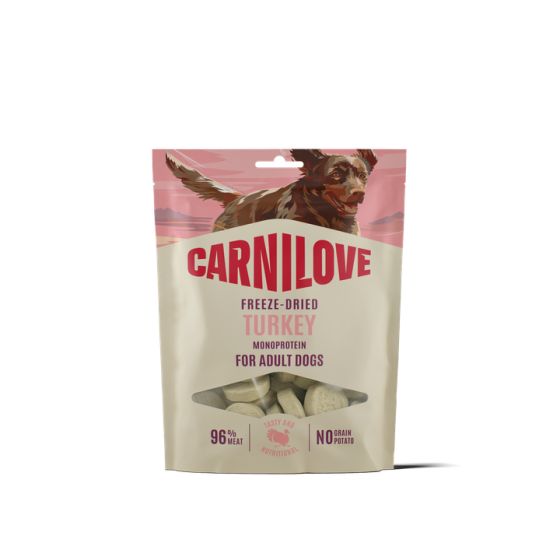 Carnilove Freeze-Dried Turkey Dog Treats 60g
