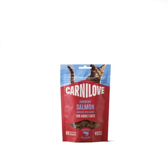 Carnilove Fel Treat Crunchy Salmon Catnip 50g
