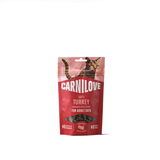 Carnilove Fel Treat Soft Turkey & Catnip 50g