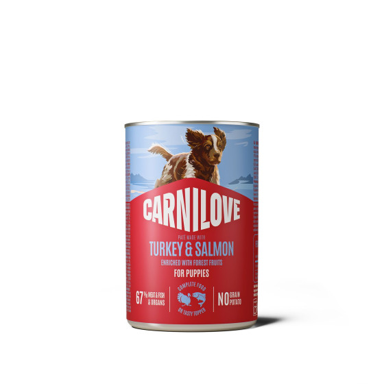 Carnilove Can Puppy Saumon Dinde 6x400g (sur commande)