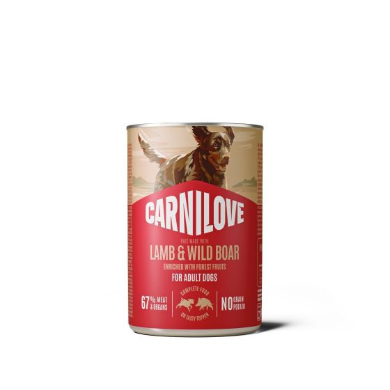 Carnilove Can Adult Lamb and Wild Boar 6x400g (made to order)